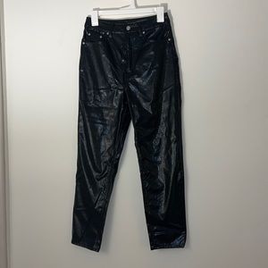 New without tags faux leather pants!